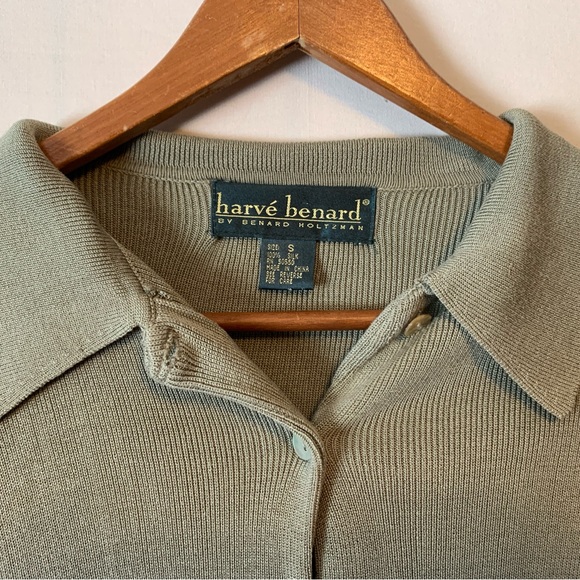VINTAGE Harve Benard Silk Sweater - Picture 5 of 9
